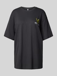 Oversized T-Shirt mit Motiv-Print Modell 'LIVA' von Only Weiß - 48