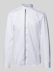 Body Fit Business-Hemd mit Stehkragen von OLYMP Level Five Weiß - 8