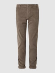 Chino aus Cord Modell 'Alfred' von Bruun & Stengade Beige - 19