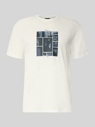 Slim Fit T-Shirt mit Motiv-Print von Armani Exchange - 34