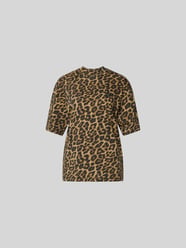 T-Shirt mit Allover-Animal-Print von Anine Bing - 8