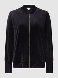 Sweatjacke aus Nicki  von Hanro Grau / Schwarz - 15