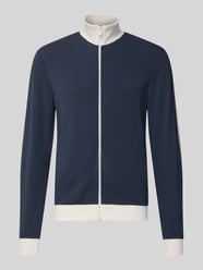 bluza rozpinana krój slim fit z fakturowanym wzorem od MCNEAL - 1