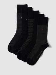 Socken mit Label-Details im 5er-Pack von Tommy Hilfiger Schwarz - 14