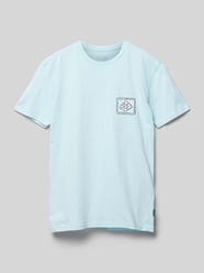 T-shirt met labelprint, model 'BOXED' van Billabong Groen - 33