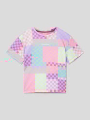 T-Shirt mit Allover-Muster von s.Oliver RED LABEL Pink - 34