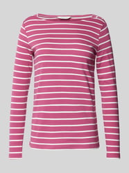 Regular Fit Langarmshirt mit Bio-Baumwolle von Tom Tailor Pink - 15