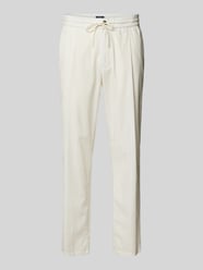 Stoffen broek met elastische band van MCNEAL Beige - 7