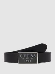 Gürtel aus Leder mit Pinschließe von Guess Schwarz - 13
