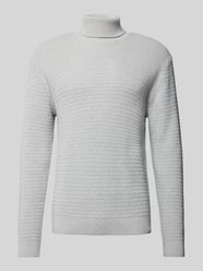 Strickpullover mit Rollkragen Modell 'THEO' von SELECTED HOMME Grau - 44