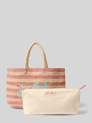 Strandtas met uitneembare binnenzak van MC2 Saint Barth Fuchsia - 13