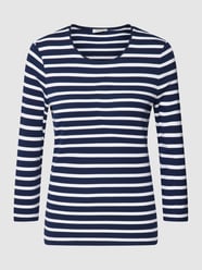 T-Shirt mit 3/4-Arm von MAERZ Muenchen Blau - 41