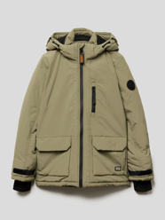 Jacke mit herausnehmbarer Kapuze Modell 'Harrow' von CARS JEANS Grün - 40