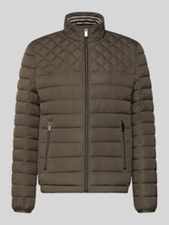 Kurtka pikowana o kroju slim fit z ocieplanym kołnierzem od Christian Berg Men - 39
