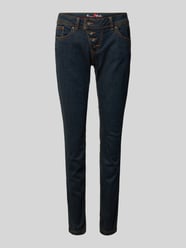 Skinny Fit Jeans im 5-Pocket-Design Modell 'Malibu' von Buena Vista - 42