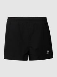 Shorts mit Label-Streifen von adidas Originals Schwarz - 5