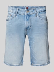 Regular Fit Jeansshorts im 5-Pocket-Design Modell 'SCANTON' von Tommy Jeans Blau - 42