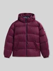Relaxed Fit Daunenjacke mit Kapuze von Tommy Jeans Bordeaux - 36