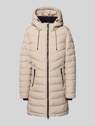 Steppmantel mit Reißverschlusstaschen von G.I.G.A. DX Beige - 28