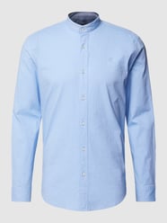 Tailored Fit Freizeithemd mit Logo-Stitching von MCNEAL Blau - 40