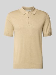 Regular Fit Poloshirt mit Knopfleiste Modell 'BELLS' von Casual Friday Beige - 25