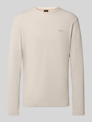 Regular fit shirt met lange mouwen en wafelstructuur, model 'TEMPESTO' van BOSS Orange Beige - 13