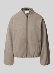 Jacke mit Stehkragen und Reißverschluss Modell 'JANNET' von ICHI Beige - 38