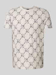 T-shirt met all-over motief, model 'Bartek' van JOOP! Collection Grijs / zwart - 35