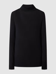 Shirt met lange mouwen van een mix van modal en elastaan  van Esprit Collection Zwart - 47