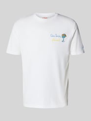 T-Shirt mit Stitching und Rundhalsausschnitt von MC2 Saint Barth - 7