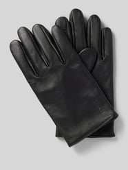 Handschuhe mit Label-Detail von BOSS Schwarz - 41