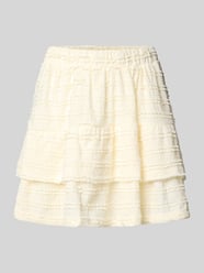 Spódnica mini rozkloszowana z falbanami model ‘GAYLE’ od ONLY - 47