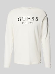 Shirt met lange mouwen en labelprint van Guess - 47