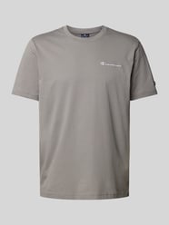 T-Shirt mit Logo-Stitching von CHAMPION Grau - 31