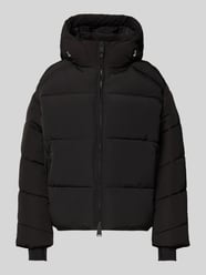 Kurtka puchowa w kroju regular fit z dwukierunkowym zamkiem błyskawicznym od WITHBLACK - 5