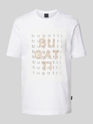 T-Shirt mit Label-Print von bugatti - 29