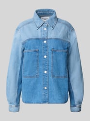 relaxed fit jeansblouse van katoen-ananasmix van Marc O'Polo DENIM - 40