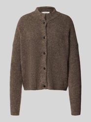 Strickjacke aus Alpaka-Mix mit Stehkragen Modell 'Alpha' von Gestuz - 39