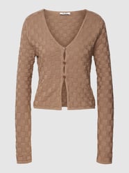 Cardigan mit Knopfverschluss von NA-KD Braun - 31