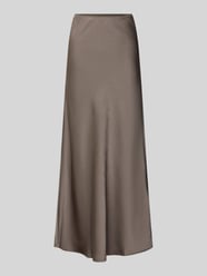 Maxirock aus Satin Modell 'Vicky' von Neo Noir Beige - 6