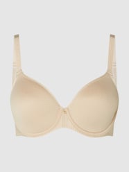 Beugelbeha met gestructureerd motief, model 'Chic Essential' - ademend van Chantelle Beige - 39