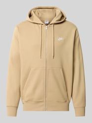 Regular Fit Sweatjacke aus Baumwoll-Mix von Nike Beige - 18