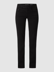Jeansy o kroju straight fit z wpuszczanymi kieszeniami model ‘Alexa’ od Tom Tailor - 46