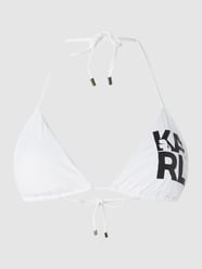 Bikini-Oberteil in Triangel-Form von Karl Lagerfeld Beachwear Weiß - 48