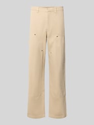 Straight Fit Jeans mit Beintaschen von Wood Wood Beige - 31