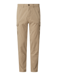 Slim Tapered Fit Cagohose mit Stretch-Anteil    von SELECTED HOMME Beige - 16