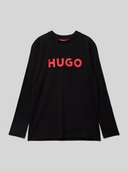 Shirt met lange mouwen en labelprint van HUGO - 2