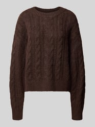 Oversized Fit Strickpullover mit Zopfmuster von REVIEW - 43