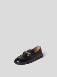 Penny-Loafer aus Leder von See by Chloé Schwarz - 6