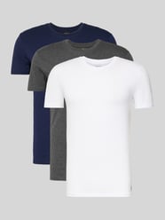 T-shirt o kroju slim fit z czystej bawełny w Zestaw 3 szt. od Polo Ralph Lauren Underwear - 8